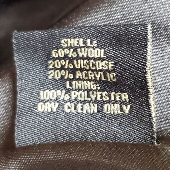 KRISTEN Blake Charcoal Wool Blend Shawl Collar Satin Lined Oversized Overcoat - Picture 16 of 16